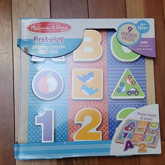 Melissa & David Wood Puzzle and Jungle Puzzle w Audio - Picture 3 of 4